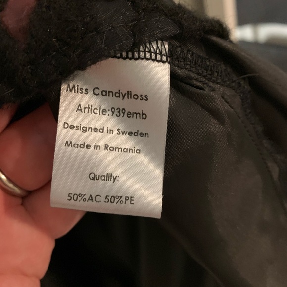 Black Miss Candyfloss dress - Picture 4 of 6